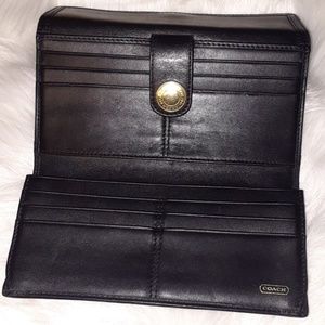 Coach Bags - Coach leather wallet black color Coach Bags - Coach leather wallet black color